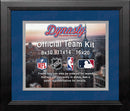 NHL Hockey Photo Picture Frame Kit - Buffalo Sabres (Blue Matting, Silver Trim)