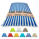 Pool Float Bean Bag Lounger - Extra Large No Air Inflation needed, Made in USA