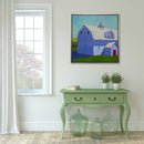 Blueberry Barn - Open Edition Canvas Print
