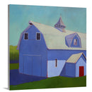 Blueberry Barn - Open Edition Canvas Print