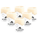 Ivory Pure Beeswax Pillar Candles