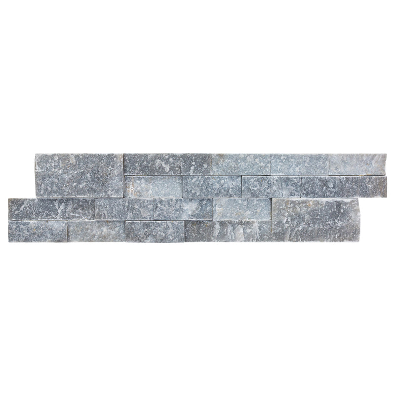 Bluestone Ledger 3D Panel 6"x24" Natural Marble Wall Tile - Full Truckload single top view
