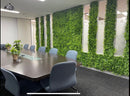 Lush Fern Artificial Vertical Garden Green Wall Panel 40×40in 11 SQ FT – UV Resistant – Commercial Grade