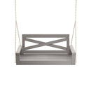Porchgate Amish Heavy Duty 700 Lb 4-Foot Boardwalk Porch Swing - Dovetail Grey