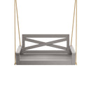 Porchgate Amish Heavy Duty 700 Lb 5-Foot Boardwalk Porch Swing - Dovetail Grey