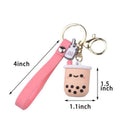 Charming Bubble Tea Keychain – Perfect for Boba Tea Enthusiasts