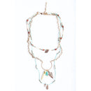 Bohemian Chic Faux Tusk & Horn Necklace 🐘 | Rustic Gold Faux Animal Inspired