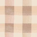 Boho Beige Checkered Wallpaper - Modern Farmhouse Decor