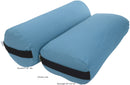 Yoga Bolster - Rectangle or Round or Pranayama shape Premium Professional Firm Studio Quality for Enhanced Yoga Practice