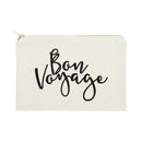 Bon Voyage Travel Cotton Canvas Cosmetic Bag