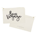 Bon Voyage Travel Cotton Canvas Cosmetic Bag