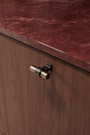 Brushed Bronze "Bond" T-Bar Dual Finish Knob and Pulls