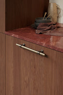 Brushed Bronze "Bond" T-Bar Dual Finish Knob and Pulls