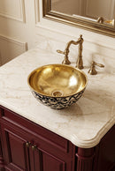 Handmade Bone Inlay Sink - Custom Sink