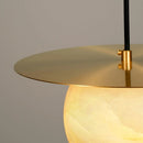 Alabaster Saturn Pendant Light