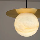 Alabaster Saturn Pendant Light
