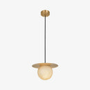 Alabaster Saturn Pendant Light