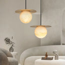 Alabaster Saturn Pendant Light