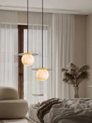 Alabaster Saturn Pendant Light