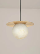 Alabaster Saturn Pendant Light