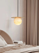 Alabaster Saturn Pendant Light