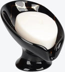 BosilunLife Leaf Shape Soap Dish Recycled Ceramic Eco-Clay