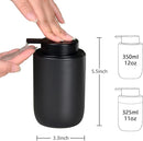 BosilunLife Liquid Soap Dispenser Slim Recycled Ceramic Eco-Clay