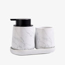 BosilunLife Marble 3-Piece Bathroom Set Recycled Ceramic Eco-Clay