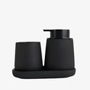 BosilunLife Rubber Paint Foaming Bathroom Accessories Set Recycled Ceramic Eco-Clay