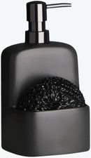BosilunLife Soap Dispenser with Sponge Holder Liquid Recycled Ceramic Eco-Clay