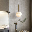 Round Bosso Alabaster Pendant Lamp