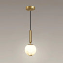 Round Bosso Alabaster Pendant Lamp