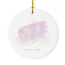 Boston Christmas Ornament
