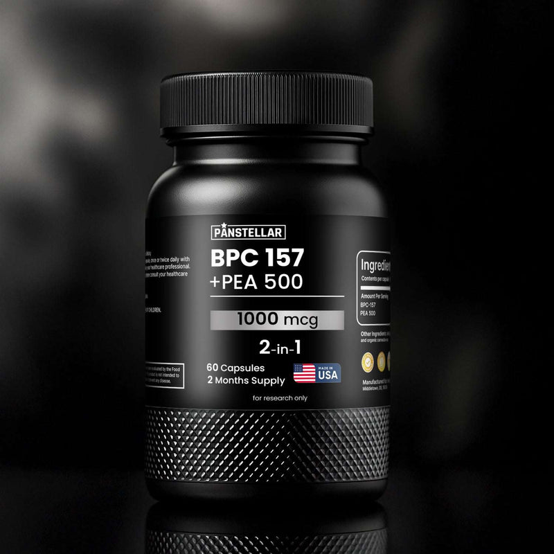 Panstellar BPC-157 Peptide | 60 Caps for Muscle & Joint Recovery Panstellar BPC-157 Peptide | 60 Caps for Muscle & Joint Recovery
