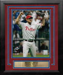 Brad Lidge 2008 Playoff Action Philadelphia Phillies 8" x 10" Framed Baseball Photo