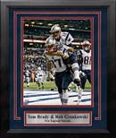 Tom Brady & Rob Gronkowski New England Patriots 8" x 10" Framed Football Photo