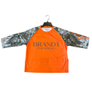 SALE | Orange Camo Adult Long Sleeve Fishing Shirt | Brandt Performance