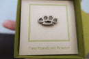 Brass Knuckles Lapel Pin