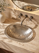 Brass Oval Bathroom Sink