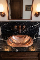 Brass Oval Bathroom Sink