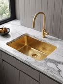 Unlacquered Brass Kitchen Sink - Custom Sink