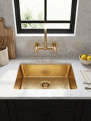 Unlacquered Brass Kitchen Sink - Custom Sink