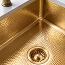 Unlacquered Brass Kitchen Sink - Custom Sink