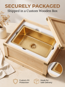 Unlacquered Brass Kitchen Sink - Custom Sink
