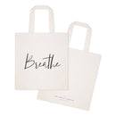Breathe Gym Cotton Canvas Tote Bag