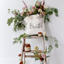 Breathe Gym Cotton Canvas Tote Bag