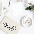Bride Cotton Canvas Cosmetic Bag