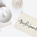 Bridesmaid Cotton Canvas Cosmetic Bag