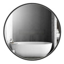 Reflections Sleek Modern Black Aluminum Framed Wall Mirror