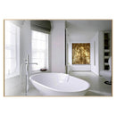 Reflections Sleek Modern Black Aluminum Framed Wall Mirror